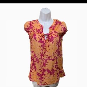 Old Navy Empire Babydoll Top Blouse S Beach Summer n1